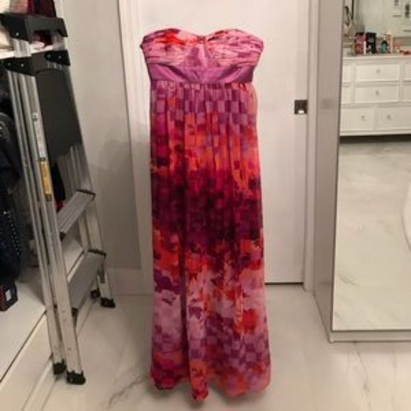 Pink and purple prom dress - Picture 4 of 4